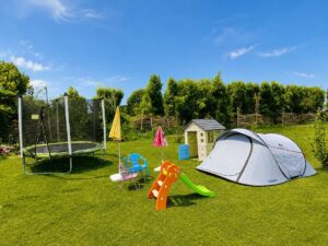 Speelplek voor kinderen op de camping